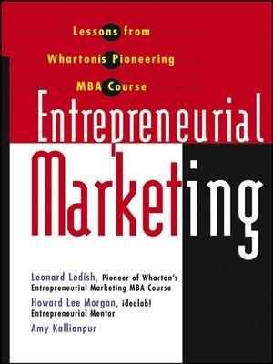 cover image of Entrepreneurial Marketing